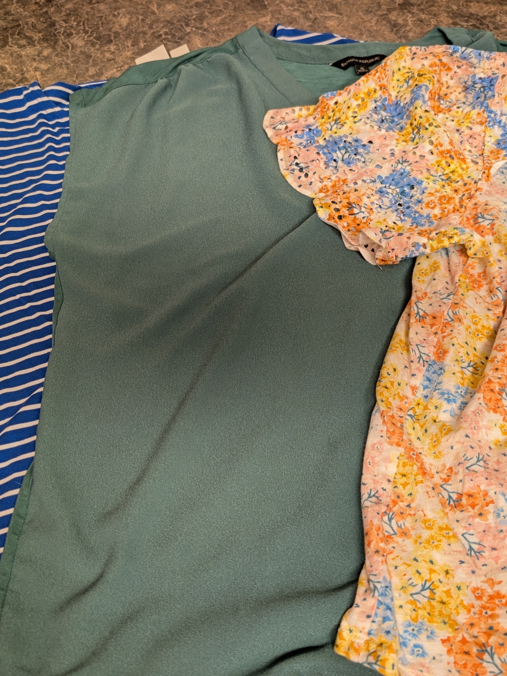 Set Of 3 Short Sleeve Women's Tops All Size XL Chicos Loft & Banana Republic